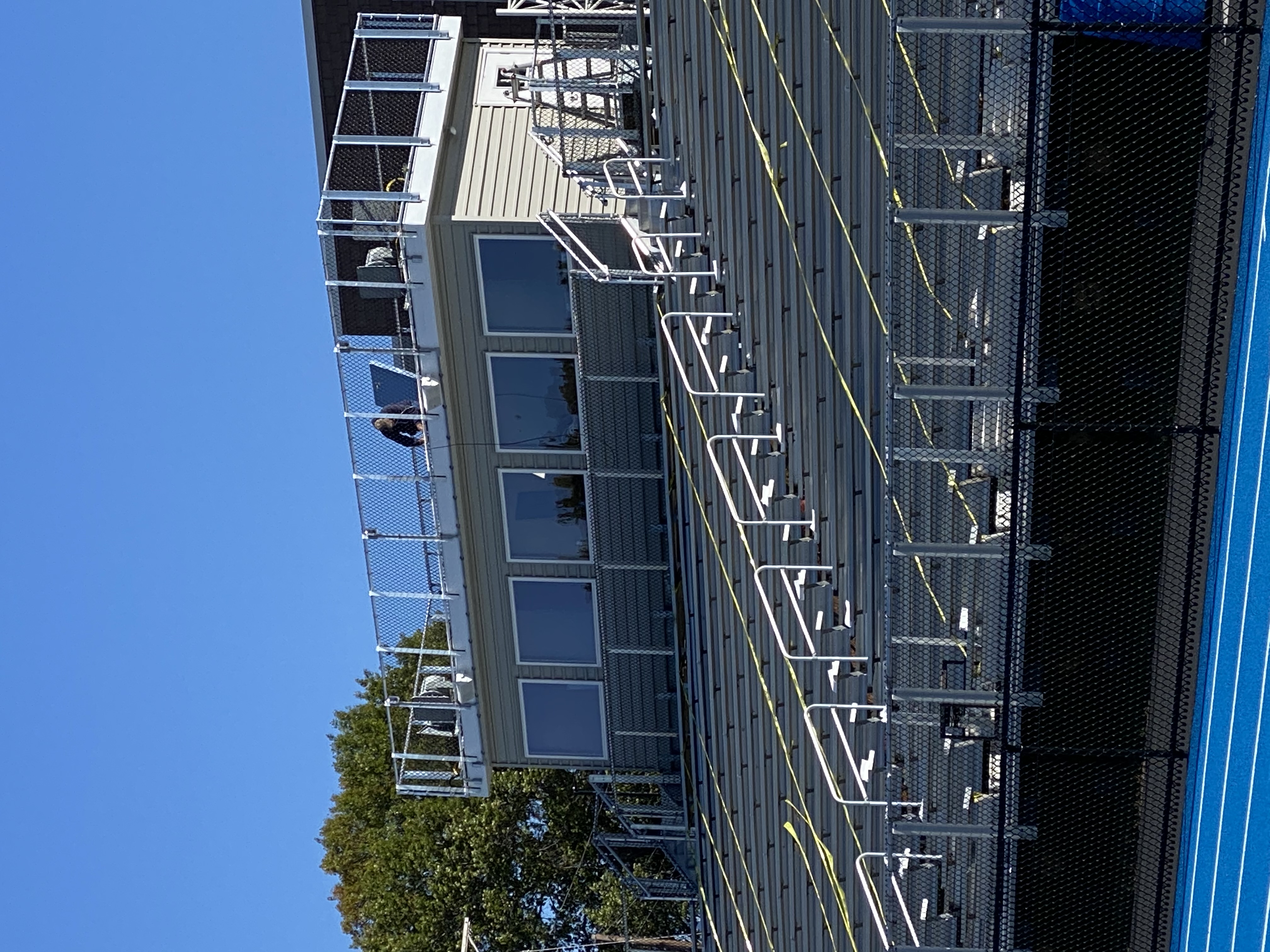 Custom Media Press Box Structure